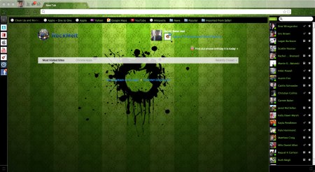 Apple green wall screenshot