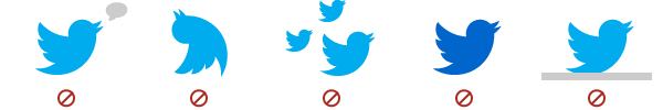Twitter brand resources bird uses